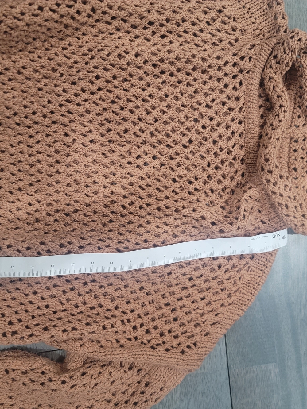 Free People Mauve Open-Knit Cowl Sweater